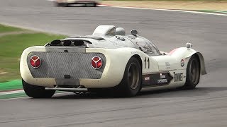 1968 Howmet TX a Gas Turbinepowered racer in action at Imola circuit [upl. by Eneleh]