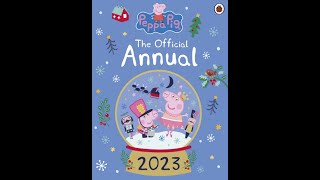 🐷 PEPPA PIG Peppa pig the official annual 2023 sailing boat books read aloud [upl. by Nehtan]