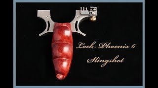 Chinese slingshots  review of the titanium alloy quotLock Phoenix 6quot [upl. by Latsyc]