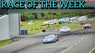 Race of the week so far clean racing bumper to bumper start to finish [upl. by Netsua779]