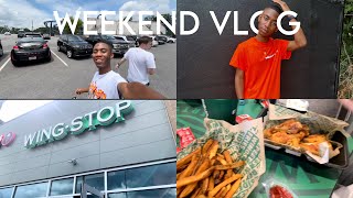 WEEKEND VLOG  date night  six flags  walmart haul  cook w me [upl. by Liuqnoj386]