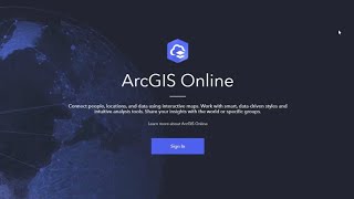 Get Started with ArcGIS Online [upl. by Cirdahc]