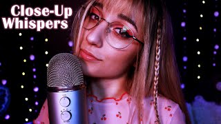 ASMR  CloseUp Whispers Only 💖 Blue Yeti Version [upl. by Fredela108]