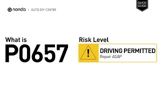 What is P0657 Engine Code Quick Guide [upl. by Cordula]