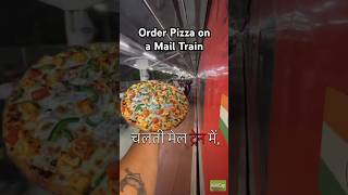 How to order Domino’s PIZZA in Train 🚂  Indian Railways orderonline IRCTC [upl. by Aritak222]