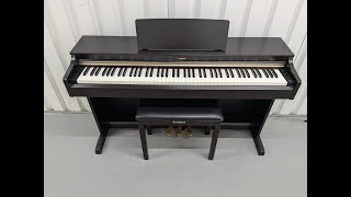 Yamaha Arius YDP162 Digital Piano in rosewood clavinova keyboard stock  24496 [upl. by Currie]