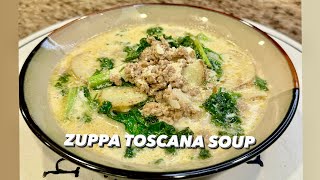 My version of Zuppa Toscana Soup  A popular Olive Garden Soup  Easy Recipe [upl. by Attelrak859]