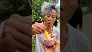 The kind old man ate chocolate ice cream with chili sauce watermelon ice cream eye candy [upl. by Stinson]