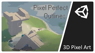 Creating Pixel Perfect Outlines for 3D Pixel Art [upl. by Bernardi]