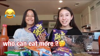 EXTREME TAKIS CHALLENGE [upl. by Assirim]