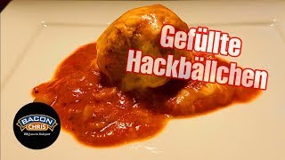 Gefüllte Hackbällchen in TomatenPaprikaSoße 🤠🔥🔥 [upl. by Notlehs]