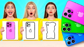 Who Draws it Better Take The Prize  Funny Situations by TeenDO Challenge [upl. by Aiekram]