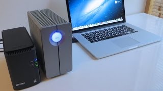 6TB RAID Drives Thunderbolt vs USB 30 Speed Test  Lacie vs Buffalo [upl. by Yerhcaz]