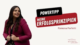 PowerTipp  Die Erfolgsprinzipien meiner beruflichen Laufbahn  FrauenampBusiness [upl. by Strephon]