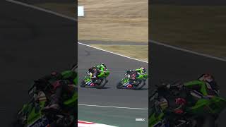 Lowes overtook Rea in Turn 5 ⚔️  2023 FrenchWorldSBK 🇫🇷 [upl. by Krissy]