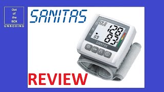 Sanitas SBC 251 Blood Pressure Monitor REVIEW Lidl 21 systolicdiastolic 30250 pulse 40180 [upl. by Doerrer]