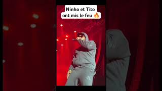 NINHO ET TITO SUR ZIPETTE 🤯🔥  ninhosdt tito zipette rapfr rapgame concert showcase booskap [upl. by Nnayrb845]