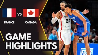 FRANCE VS CANADA  Basketball Friendly Game  Full Highlights  July 192024 [upl. by Anselme]