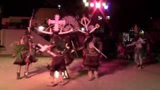 Joe Tohonnie Jr amp White Mountain Apache Crown Dancers  NM State Fair 2016 Clip 1 [upl. by Secnirp]