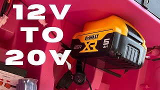 DEWALT 20v POWER WHEELS UPGRADE Off to the races [upl. by Kresic]