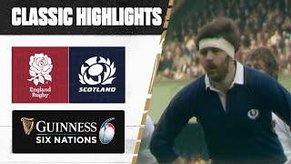 CLASSIC HIGHLIGHTS  England v Scotland  1981 [upl. by Gnart750]