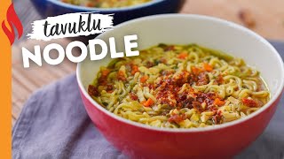 Tavuklu Noodle Çorbası  Nasıl Yapılır [upl. by Diantha197]