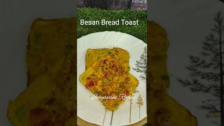 Bread Besan Toast  Veg Toast  Bread recipe trending shorts viralshorts viralvideo [upl. by Stine]