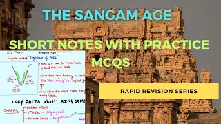 Sangam Age Revision with Short Notes and PRACTICE MCQs [upl. by Idnahc]