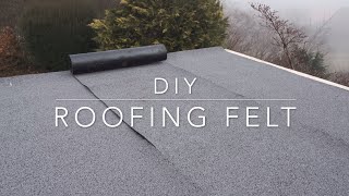 DIY Bitumen roofing felt [upl. by Tearle]