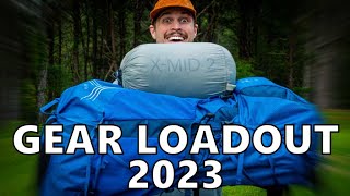 2023 Backpacking Gear Loadout [upl. by Kroll641]