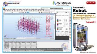 Robot Structural 2019 Tutorial  RC  Lesson 10  Internal Forces Analysis [upl. by Roxine]