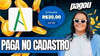 GANHE R30 NO CADASTRO NO PIX NOVO SITE PARA GANHAR DINHEIRO ASSISTINDO ANÚNCIOS [upl. by Sarina115]