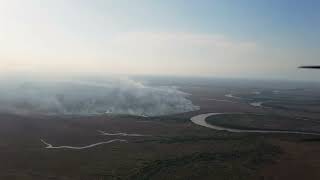 Australian Bushfire Scenic Flight  Bushcat Aircraft [upl. by Donny]