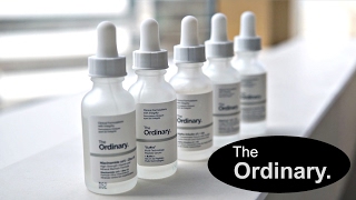 The Ordinary Review Pt1  Buffet Niacinamide HAB5 Arbutin Matrixyl [upl. by Oznole368]