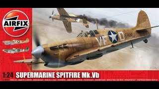 Airfix 124 Spitfire Vb Update 5 RAF Dark Earth [upl. by Sathrum]