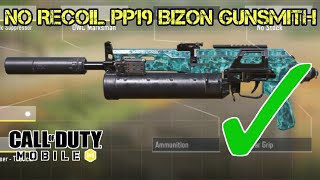 Best no recoil PP19 Bizon Gunsmith amp Gameplay in COD Mobile  Call of Duty Mobile [upl. by Morna]