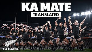 All Blacks Haka Translated  Ka Mate [upl. by Agamemnon987]