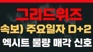 그리드위드 주가전망 7월 16일 그리드위즈 긴급분석 1개월 물량 나왔다 이 구간부터 급등시작 그리드위즈 [upl. by Eissolf]