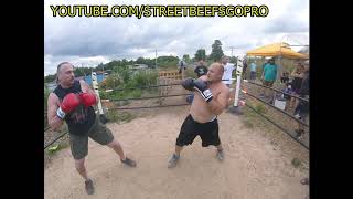 Wolffman Vs Cornfed FIGHT GOPRO FOOTAGE [upl. by Saihttam]