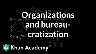 Organizations and bureaucratization  Individuals and Society  MCAT  Khan Academy [upl. by Deeanne469]