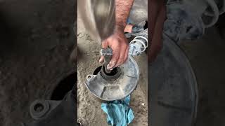 Car front wheel bearing broken and new bearing fittingNew shortYouTube shortViral video [upl. by Ynelram]