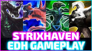 Beledros vs Galazeth vs Tanazir vs Shadrix Strixhaven CommanderEDH Gameplay Garbage Fire 2021 [upl. by Arag]