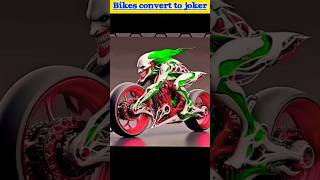 bikes convert to jokershortsfeed shorts joker santaclaus superman ytshorts viral views [upl. by Stephen145]