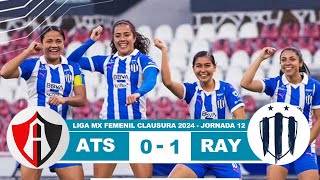 Atlas Femenil vs Rayadas 01 Resumen Goles 2024 [upl. by Yelena886]