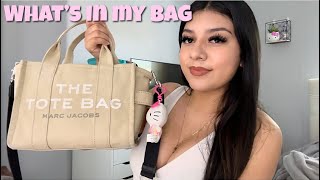 What’s in my bag Marc Jacobs mini tote bag [upl. by Noelani715]