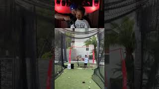 6 Year Old Reacts to His Own Batting Practice  BFSB  Day 4  JaxonWoodfin [upl. by Janeen]