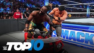 Top 10 Friday Night SmackDown moments WWE Top 10 March 4 2022 [upl. by Valentin]