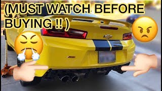 How To Install The Duraflex GMX Style Rear Diffuser 2017 Camaro SS Build [upl. by Aleris]