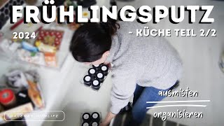 FRÜHLINGSPUTZ KÜCHE 🌟 xxl Ausmisten amp organisieren 🌟 TEIL 2 von 2 [upl. by Ynnavoig]