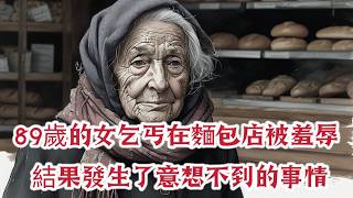 89歲的老婦人無家可歸，她因飢餓帶著零錢去了一家麵包店，卻被店長當眾羞辱，但最後卻發生了讓人預料不到的事情丨溫情故事 [upl. by Zashin]